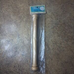 Vintage Fibre-Craft Wood Rod 8" No. 2181 Macramé Weaving Doll Craft USA Made NOS